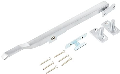 Modern Lockable Window Stay 250mm - SATIN CHROME