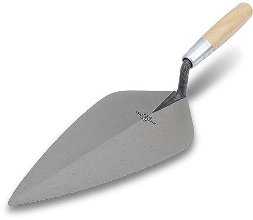 Marshalltown 341012 10.1/2-inch Brick Trowel Wide London - Wooden Handle