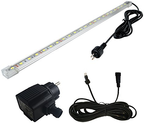 Köhko LED-Beleuchtung Leiste 50 cm wasserdicht für Wasserfall Alberta (15-150 cm)