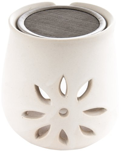 Berk KH-280 Räucher-Zubehör - Räucherstövchen Blume aus Ton mit Sieb, 85 mm