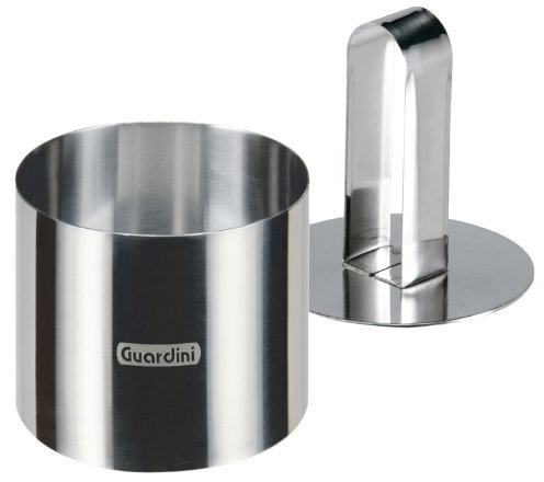 Guardini, Accesorios, Cortador con Émbolo de 7cm. Material: Acero Inoxidable, Color Plateado