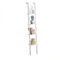 SoBuy® Libreria,mensola Scala,mensola angolare,scaffale componibile, FRG15-W(Bianco/4 ripiani),I