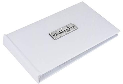 Metal Planet Ltd Wedding Day Pocket Sized Photo Album Gift - White