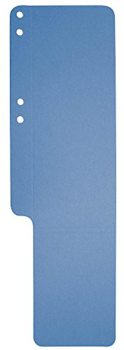 100 Exacompta Aktenschwänze / blau / 10,0 x 32,0 cm