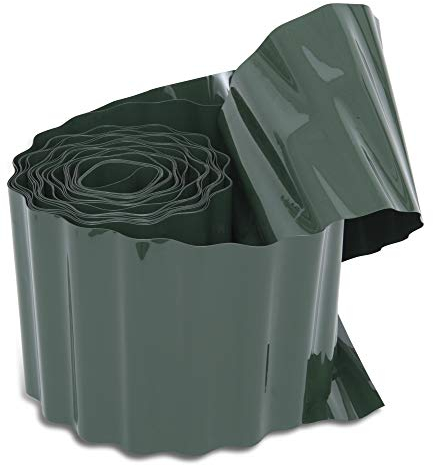 Windhager Rasenkante Kunststoff, 9 m x 20 cm, 500g/m², Grün, 06249