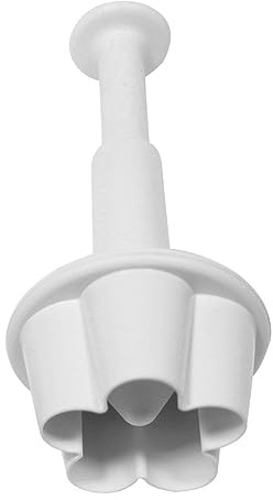 PME FB549 Emporte Pièce à Poussoir, Plastique, Blanc, 1.3 x 1.3 x 4.5 cmFB549