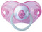 Elemed BP721-1FSC Succhietto Intelligente in Silicone, Sagoma Tettarella Ortodontica, Misura Ciuccio 1 (da 0 a 6 mesi), Fiore, Rosa