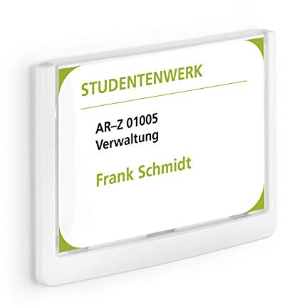 Durable 486102 DÖRRSKYLT CLICK SIGN 149x105,5mm, vit