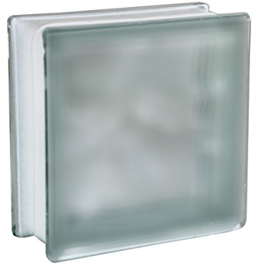 5 piéces Fuchs Briques de Verre Nuage Blanc 2-sides Satin finished (verre dépoli) 19x19x8 cm - Isolation aqoustique