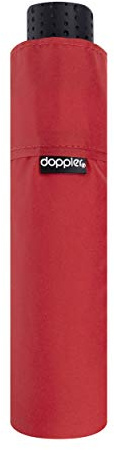 Doppler Regenschirm Mini-Taschenschirm Havanna Stick - red