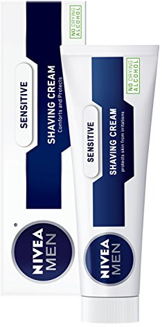 NIVEA MEN Sensitive Shaving Cream, 3.5 oz Tube by Nivea Men