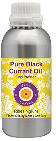 dève herbes Olio di ribes nero puro di (Ribes nigrum) 100% grado terapeutico naturale pressato a freddo 300ml (10.1 oz)