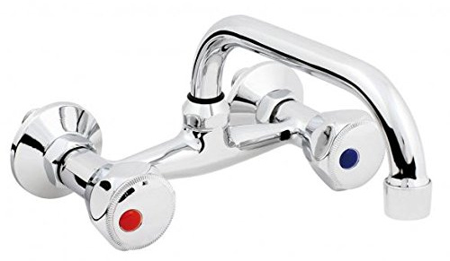 Wandarmatur Wandmontage Kreuzgriff Armaturen für Waschtisch Standard NEU