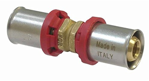RACCORDO A PRESSARE PER TUBO MULTISTRATO 16X20 DRITTO