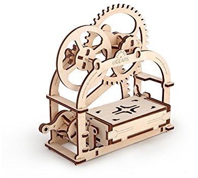UGEARS Jeu de Construction en Bois – Boîte à Mechanical Box mécanique 3D sans Colle