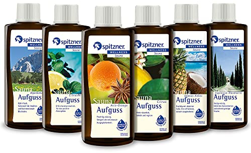 Spitzner Saunaaufguss Set Erlebnisreise (6 x 190ml)