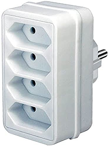 Brennenstuhl Multiprise européenne x 4 Blanc (Import Allemagne)