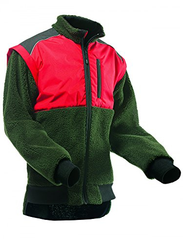 Pfanner warme Faserpelz Jacke Highland, Farbe:orange/grün, Größe:L