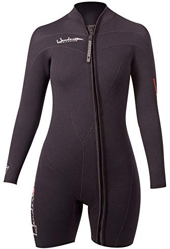 Henderson Woman Thermoprene Long Sleeve Shorty / Jacket (Front Zip) 3mm Scuba Wetsuit, Size: 8