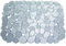 iDesign Pebblz Protector de fregadero, alfombrilla escurreplatos de plástico, salvaplatos recortable para pila, gris grafito
