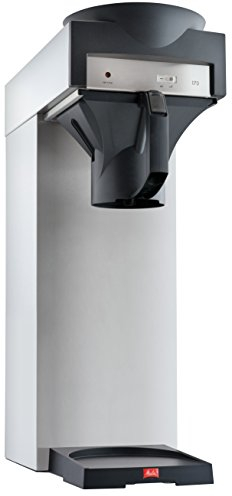 Melitta 20347 Filterkaffeemaschine für Isolierkannen, 170 MT, 2,2l, Edelstahl/Schwarz