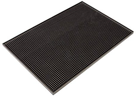 (Brown) - Plastic Bar Servicing Mat 305mm x 457mm / 12 x 18, Brown