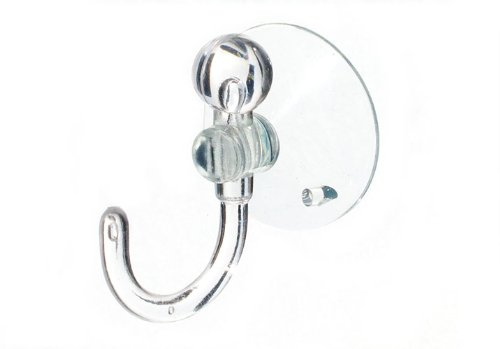 1000 x Saug Sucker Fenster Haken Clear Plastic Haken 25Mm