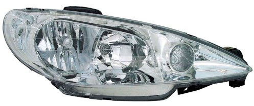 TYC Satz Scheinwerfer passgenau | kompatibel mit Peugeot 206 2002- inkl. GTi 1999- - Klar