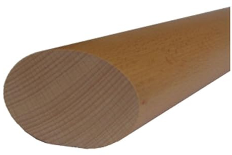 Handrail Wood Elliptical 70 x 45 mm