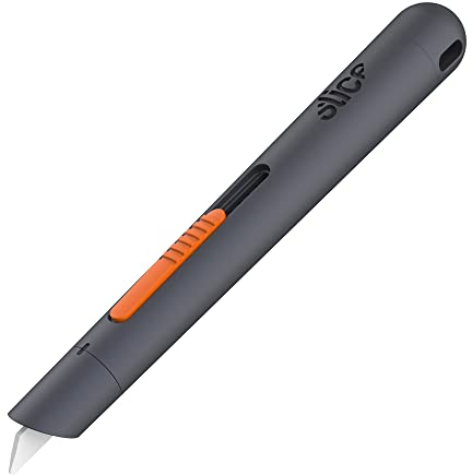 Slice 10513 Manual Pen Cutter Knife | Portable,Black and Orange
