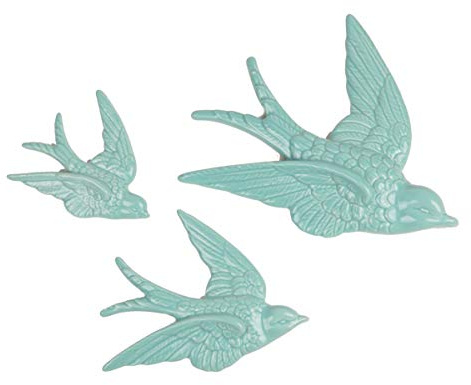 Sass & Belle Swallow Wall Decorations - Set of 3