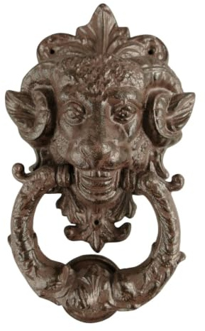 gr RUSTIKALER TÜRKLOPFER RAMMBOCK GUSSEISEN ANTIK BRAUN Nostalgie PUR Gothic Widder | Nostalgie PUR, Gothic, Widder