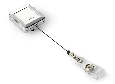 Durable Befestigungsmittel Jojo Chrome Quadro, Länge 80 cm, silber, Packung à 10 Stück, 832523