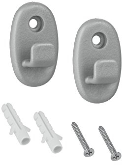 Metaltex serie Onda - set 2 ganci in Nylon - (460000)