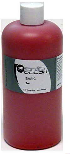 Senjo Color colore bodypainting aerografo 500 ml (ROSSO)