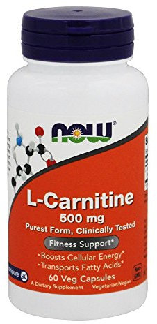 NOW Foods L-Carnitine, 500mg - 60 vcaps