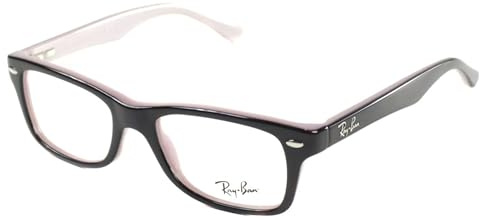 Ray-Ban Junior Kids' RY1531 Square Prescription Eyeglass Frames, Havana On Opal Pink/Demo Lens, 48 mm