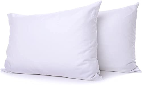 Sleep&Smile 2 Pack Non Allergenic Hollowfibre Soft Polycotton Pillows