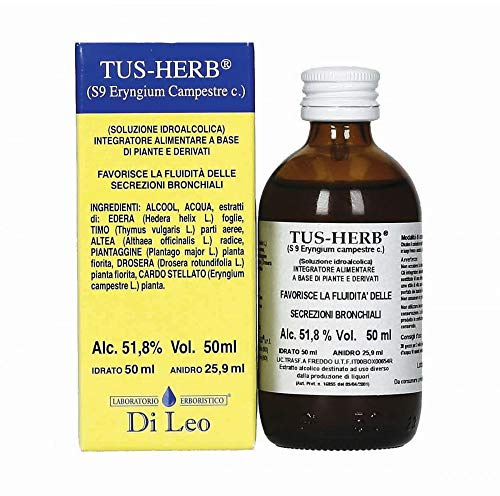 Tus Herb (S9 Eryngium Campestre c.) | Benessere respiratorio | Edera, Timo, Altea, Piantaggine, Drosera, Cardo stellato
