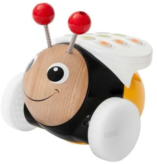 BRIO 30154 Code & Go humla | Code & Go Bumblebee. Första kodningsleksaken för små barn. 1 del. För barn från 24 månader. STEM-inlärning.