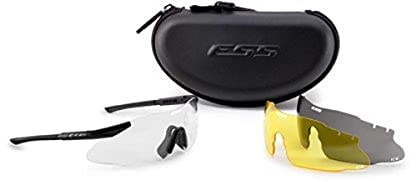 ESS Eyewear Ice 3LS Augenschutz-Set, Schwarz