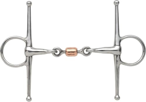 Volltrense mit Kupfer-Mittelstück und Rollen an den Backen, S/STEEL