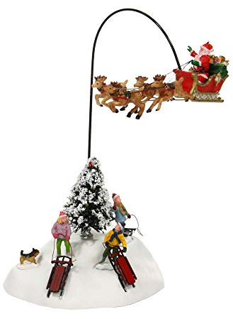 Lemax - Look - There is Santa ! - with 4.5v Adaptor