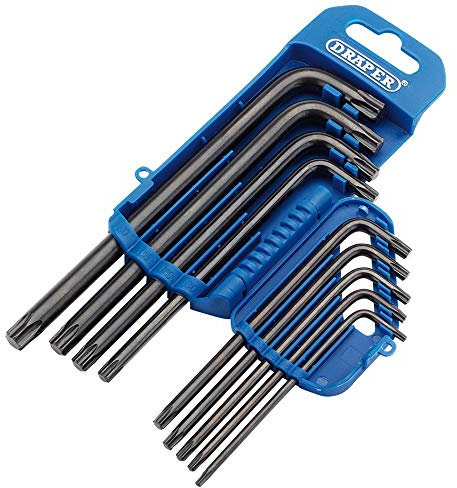 Draper TX-STAR® Torx Hex Key Set (9 Pieces) | Security Allen Key Star Torx Set | 33743