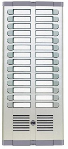 Interphone avec – frontale 28 Boutons sur 2 rangées avec boîte à encastrer préparé pour place extérieur Urmet 925/228
