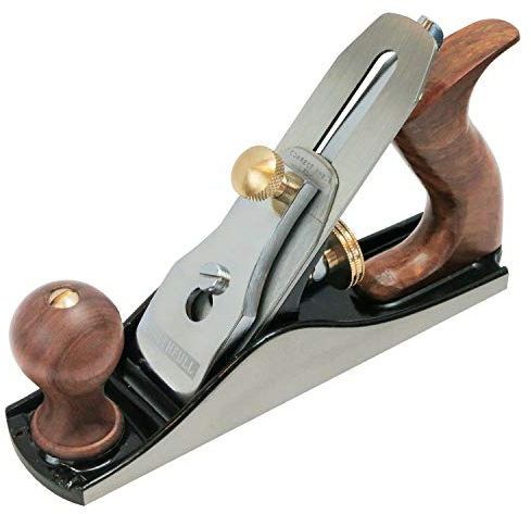 Faithfull Nr. 3 Schlichthobel – Präzisionsgefertigter Handhobel aus Gusseisen für Hart- und Weichholz, Tischlerarbeiten, Schreinerei und Glätten