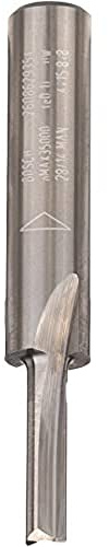 Bosch Professional Vollhartmetall-Nutfräser (für Holz, Schaft 8mm, Ø4mm, Arbeitslänge 15,8mm, Gesamtlänge 50,7mm), silber