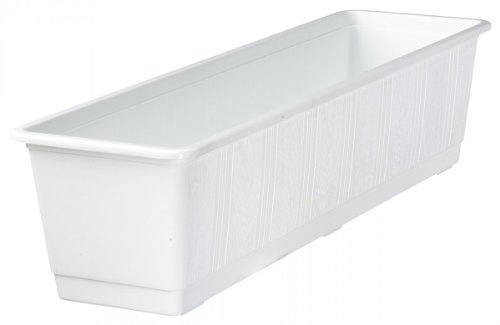 Geli 803 040 10 Blumenkasten Standart, 40 x 17,5 cm, weiß