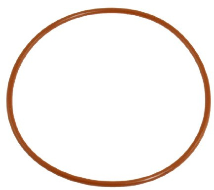 sourcing map 75mm x 80mm x 2.5mm rot Silikon O-Ring Öldichtung Dichtungring Dichtung