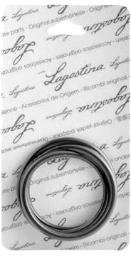 Lagostina Ricambi Guarnizione in Silicone, per Pentole a Pressione, Nero, Diametro 26 cm